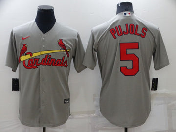 Albert Pujols St. Louis Cardinals grey jersey