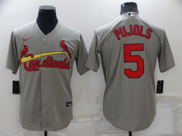 Albert Pujols St. Louis Cardinals grey jersey