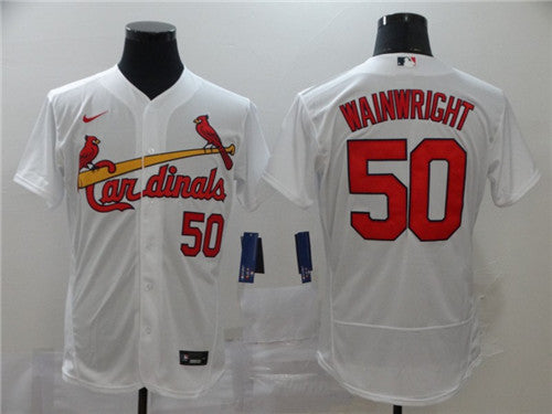 Adam Wainwright St. Louis Cardinals white jersey