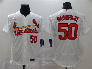 Adam Wainwright St. Louis Cardinals white jersey