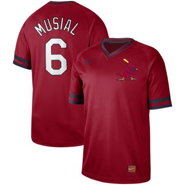 Stan Musial St. Louis Cardinals red Legend jersey