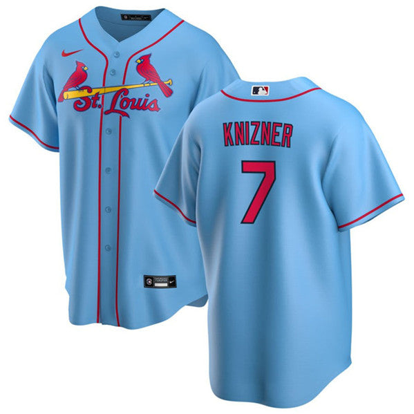 Andrew Knizner St. Louis Cardinals blue jersey