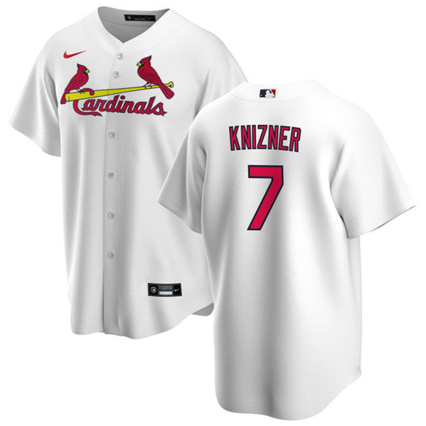 Andrew Knizner St. Louis Cardinals white jersey
