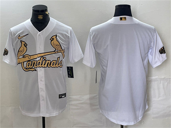 Custom St. Louis Cardinals white All-Star jersey