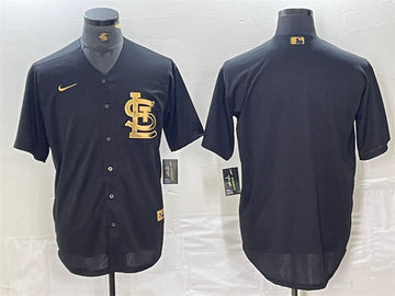 Custom St. Louis Cardinals black jersey