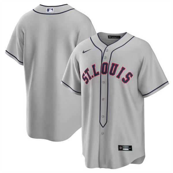 Custom St. Louis Cardinals gray Classic jersey