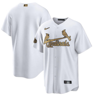 Custom St. Louis Cardinals white All-Star jersey