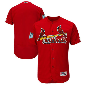 Majestic St. Louis Cardinals scarlet Authentic jersey
