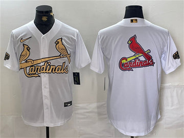 Team Big Logo St. Louis Cardinals white All-Star jersey