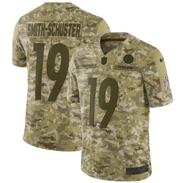 JuJu Smith-Schuster Pittsburgh Steelers camo Salute To Service jersey