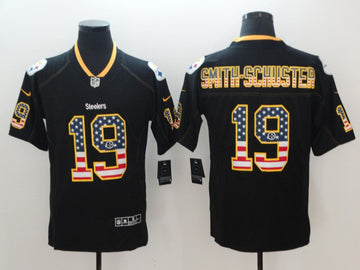 JuJu Smith-Schuster Pittsburgh Steelers black Color Rush jersey