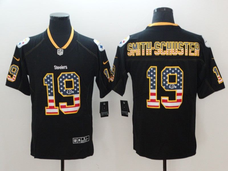 JuJu Smith-Schuster Pittsburgh Steelers black Color Rush jersey