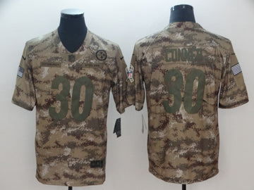 James Conner Pittsburgh Steelers camo Salute To Service jersey