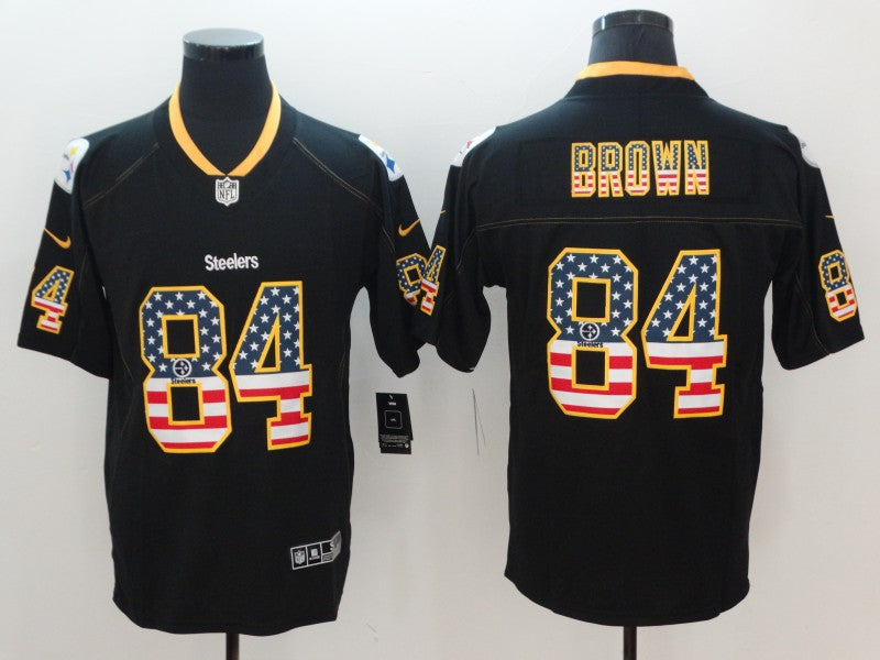 Antonio Brown Pittsburgh Steelers black Color Rush jersey