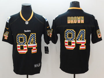 Antonio Brown Pittsburgh Steelers black Color Rush jersey