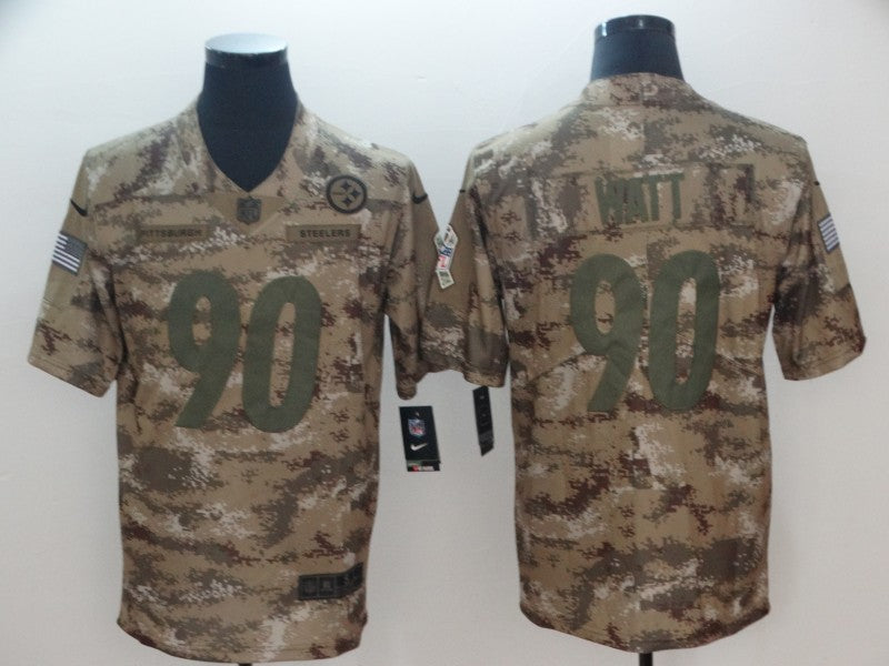 Pittsburgh Steelers camo Salute To Service jersey