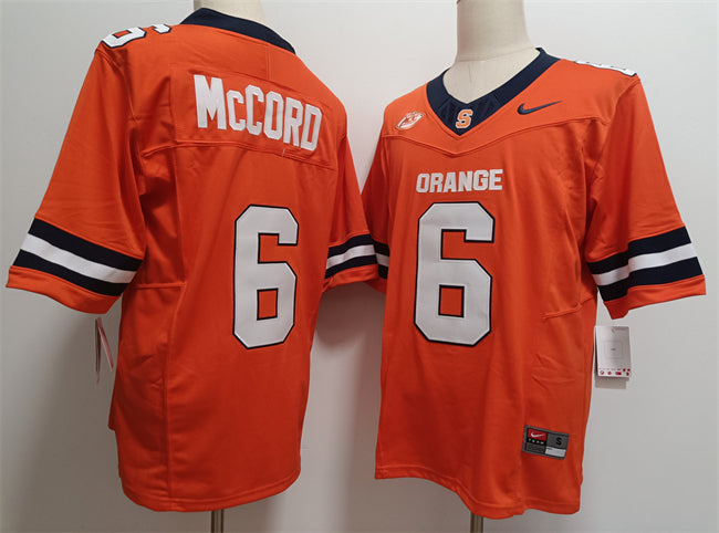 Kyle McCord Syracuse Orange orange FUSE jersey