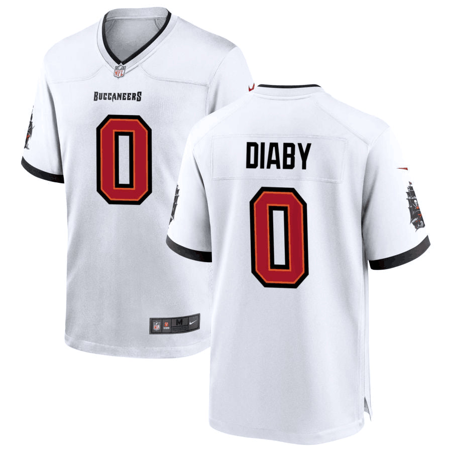 Yaya Diaby Tampa Bay Buccaneers white Game jersey