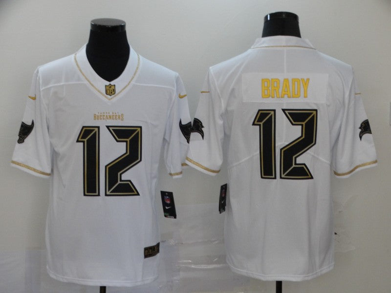 Tom Brady Tampa Bay Buccaneers white jersey