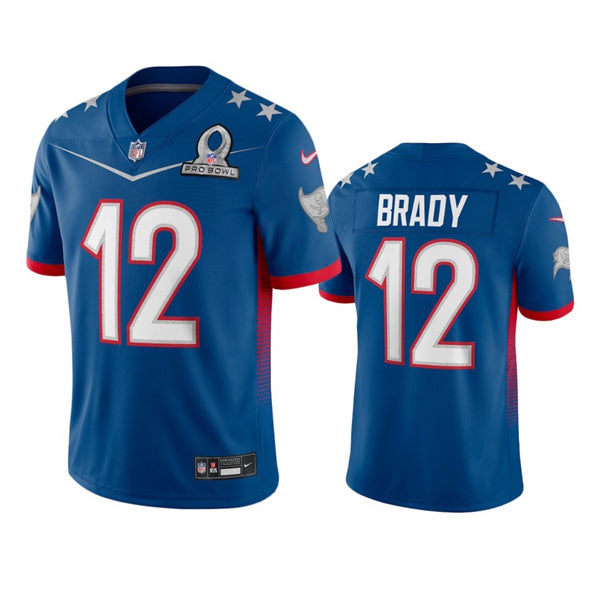 Tom Brady Tampa Bay Buccaneers royal jersey