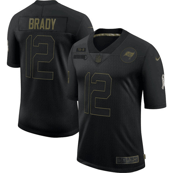 Tom Brady Tampa Bay Buccaneers black Salute To Service jersey