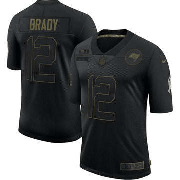 Tom Brady Tampa Bay Buccaneers black Salute To Service jersey