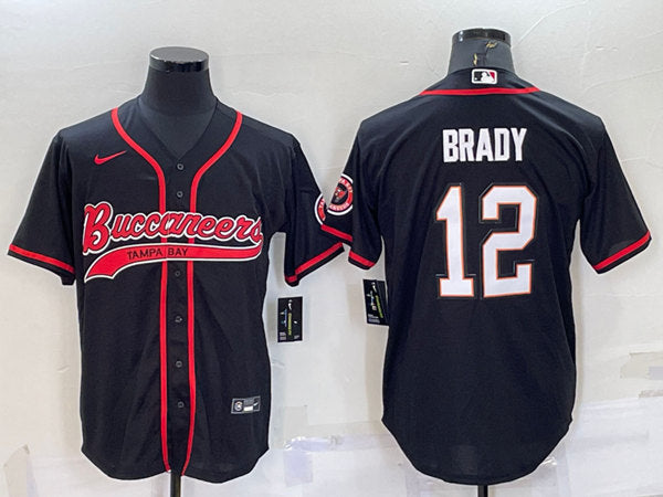 Tom Brady Tampa Bay Buccaneers black jersey