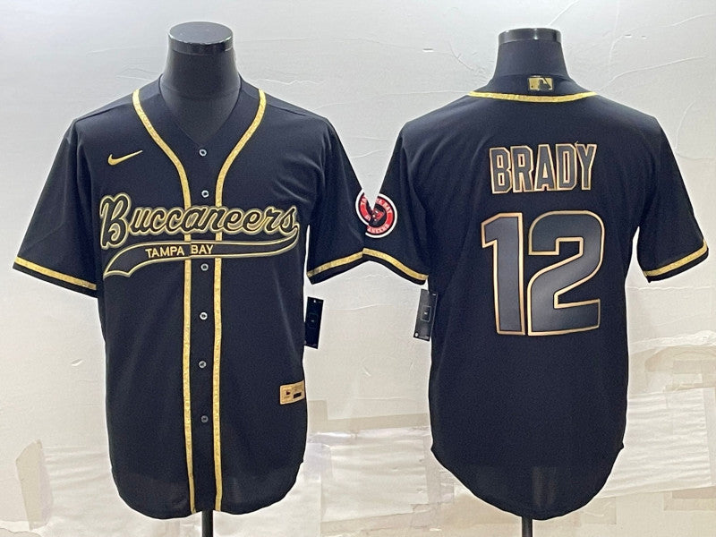 Tom Brady Tampa Bay Buccaneers black jersey