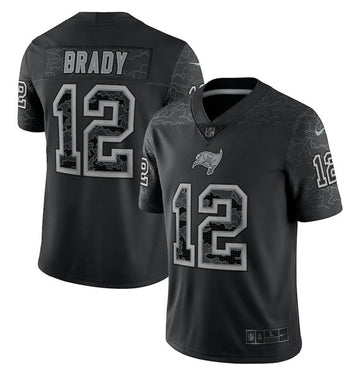 Tom Brady Tampa Bay Buccaneers black jersey