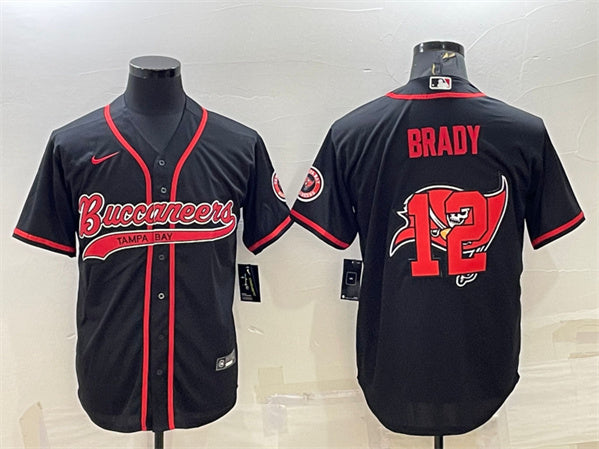 Tom Brady Tampa Bay Buccaneers black jersey