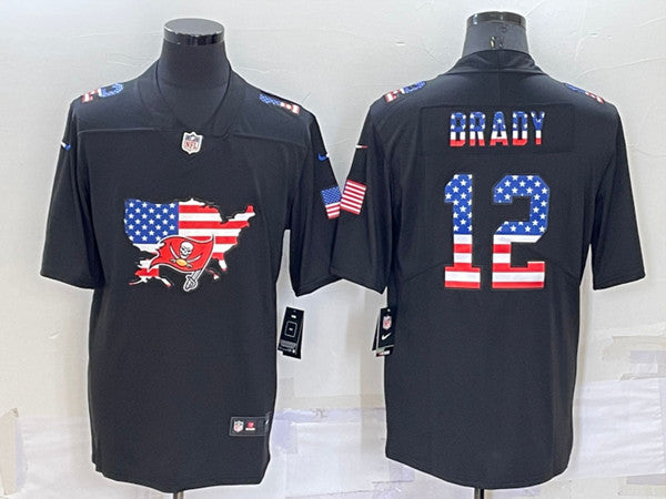 Tom Brady Tampa Bay Buccaneers black jersey