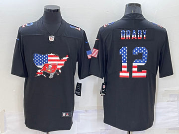 Tom Brady Tampa Bay Buccaneers black jersey