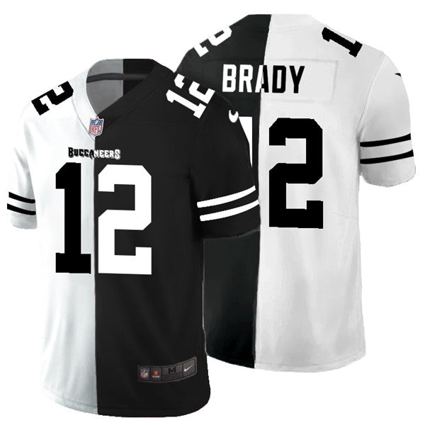 Tom Brady Tampa Bay Buccaneers black Split jersey