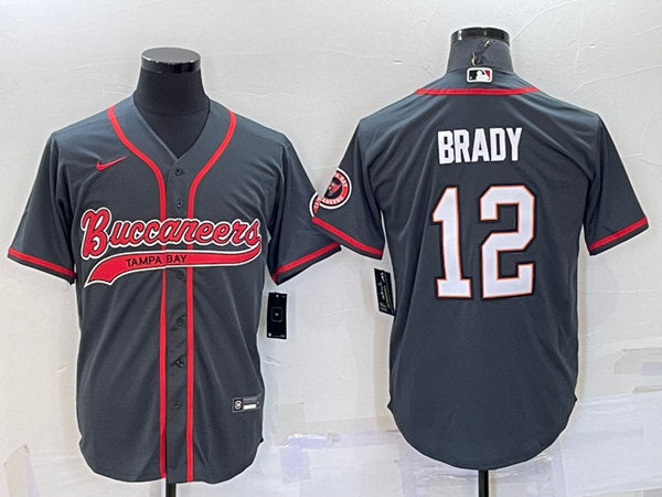 Tom Brady Tampa Bay Buccaneers gray jersey