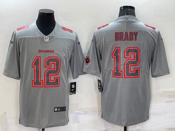 Tom Brady Tampa Bay Buccaneers gray Fashion jersey