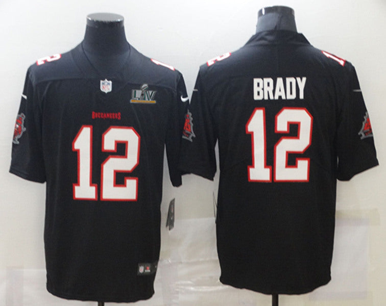 Tom Brady New Tampa Bay Buccaneers black jersey