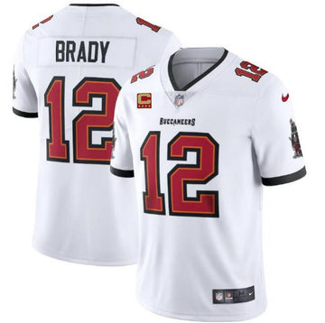 Tom Brady New Tampa Bay Buccaneers white jersey