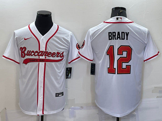 Tom Brady Tampa Bay Buccaneers white jersey