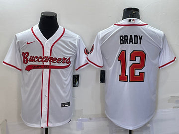 Tom Brady Tampa Bay Buccaneers white jersey