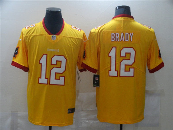 Tom Brady Tampa Bay Buccaneers yellow jersey
