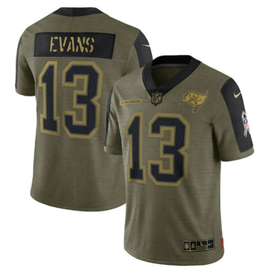 Mike Evans Tampa Bay Buccaneers olive Salute To Service jersey