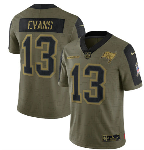 Mike Evans Tampa Bay Buccaneers olive Salute To Service jersey