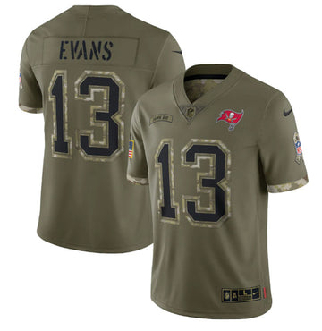 Mike Evans Tampa Bay Buccaneers olive Salute To Service jersey