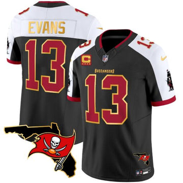 Mike Evans Tampa Bay Buccaneers black-white jersey