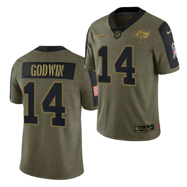 Chris Godwin Tampa Bay Buccaneers olive Salute To Service jersey