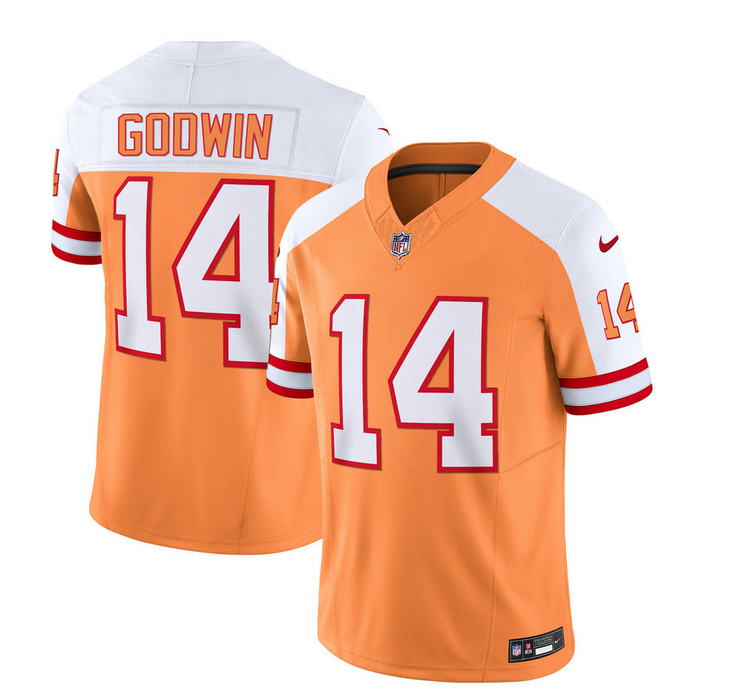 Chris Godwin Tampa Bay Buccaneers white-gold FUSE jersey