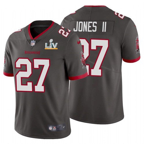 Ronald Jones II Tampa Bay Buccaneers grey jersey
