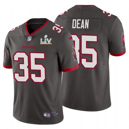 Jamel Dean Tampa Bay Buccaneers grey jersey