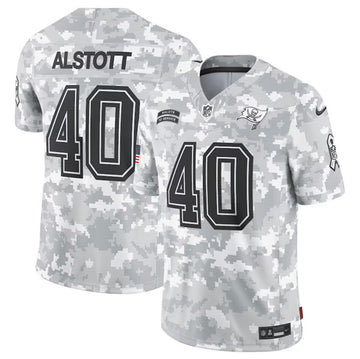 Mike Alstott Arctic Tampa Bay Buccaneers camo Salute To Service jersey