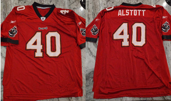 Mike Alstott Tampa Bay Buccaneers red Game jersey